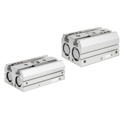 Self-centering, parallel, long stroke grippers with sliding guide Series CGPW