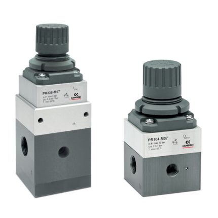 Precision regulators with manual override Series PR
