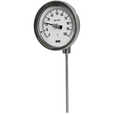 T190_Process industry bimetal thermometer with adjustable stem