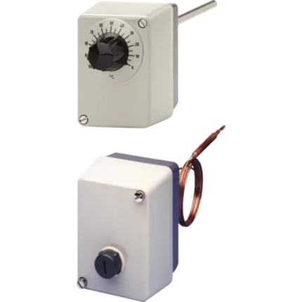 Surface-mounted single thermostats